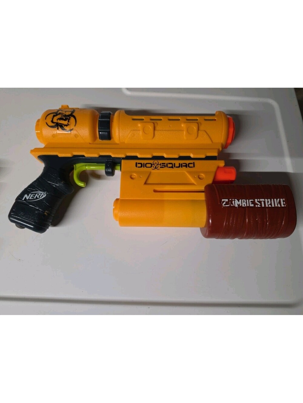 Nerf Zombie Strike Biosquad Zombie Eraser Zr-100 Blaster